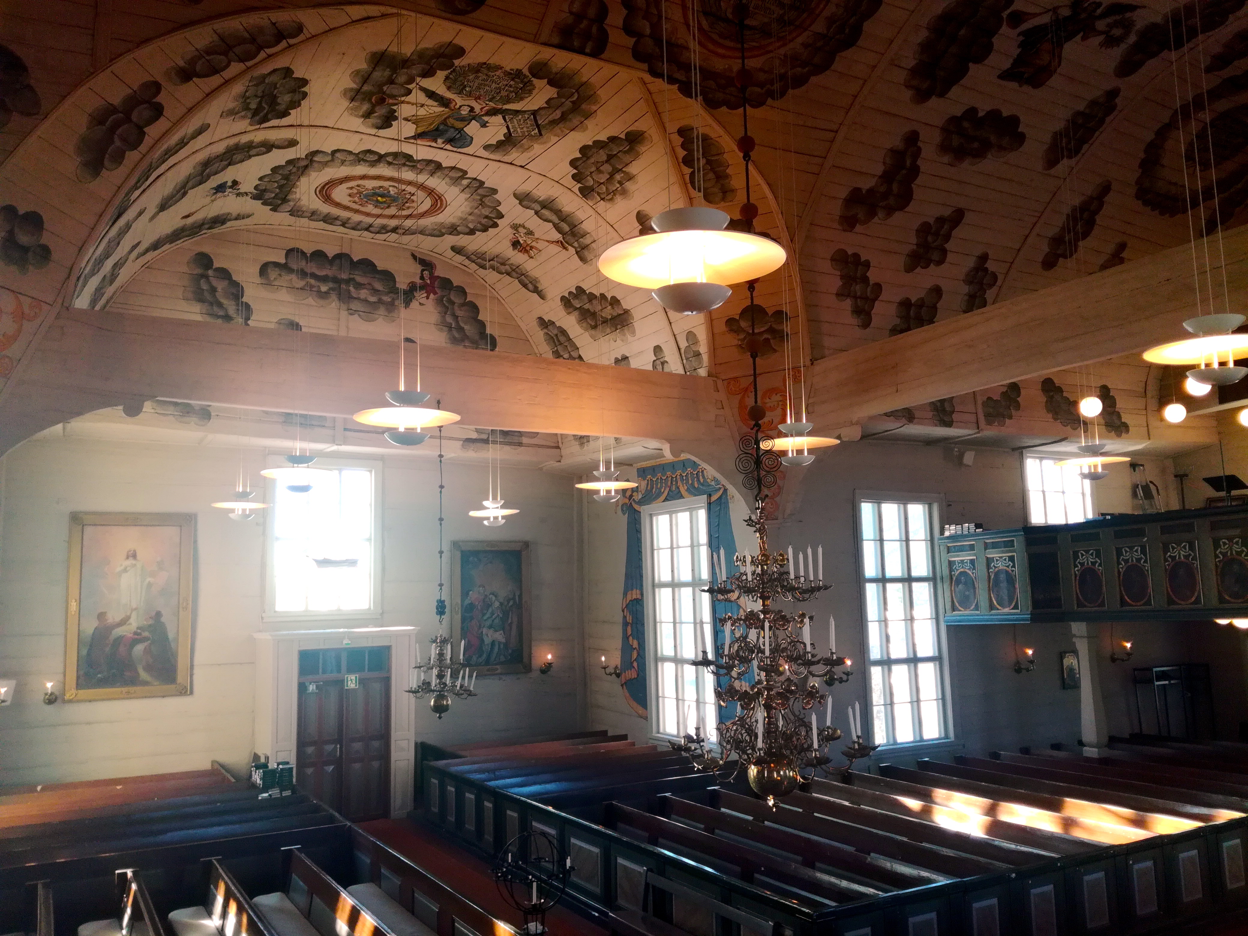 Interiörbild av S:ta Birgitta kyrka